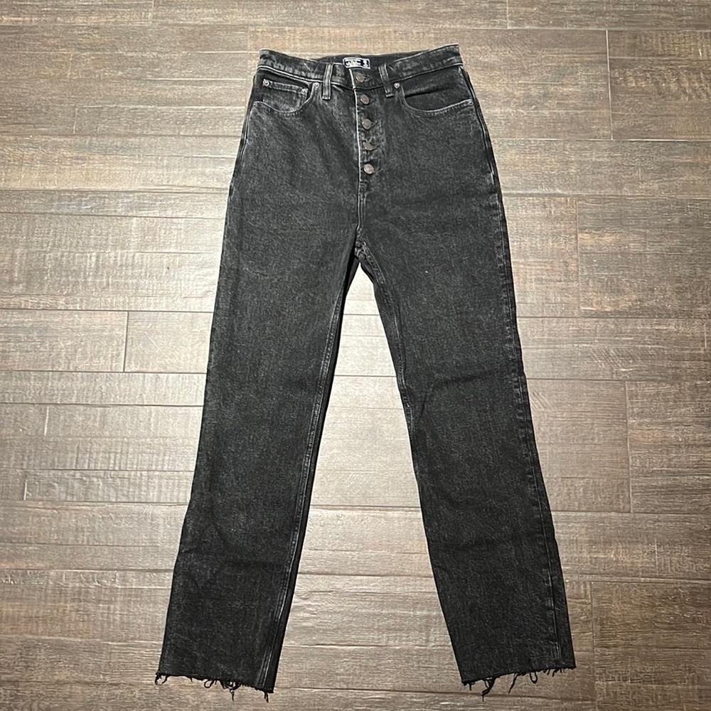 Abercrombie & Fitch ultra high rise straight jeans
